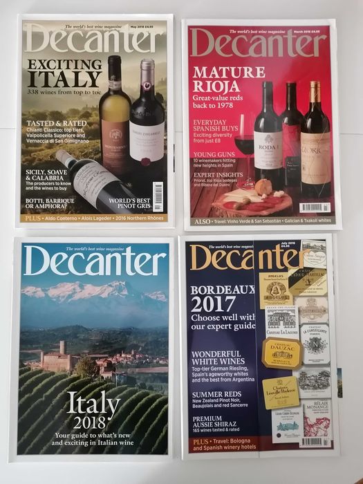 18 Revistas de vinho Decanter