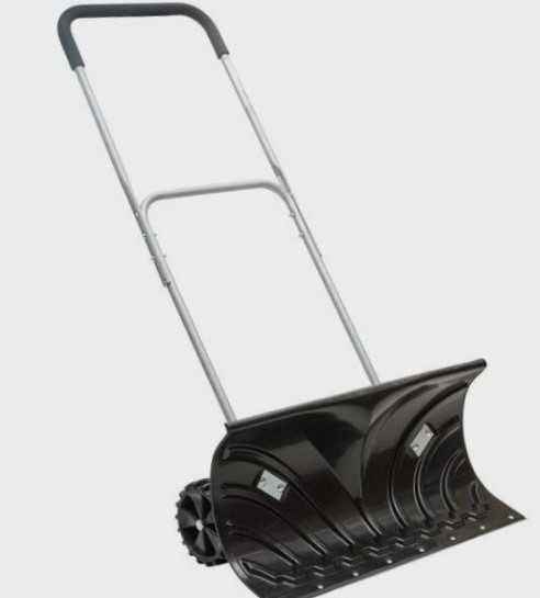 Снегоуборочная лопата на колёсах скрепер ковш для снега 660мм