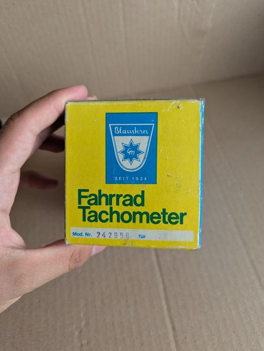 RETRO Prędkościomierz rowerowy Blaustern
