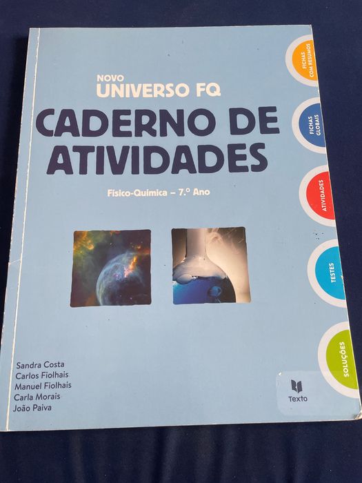 Caderno de atividades “Novo Universo FQ”