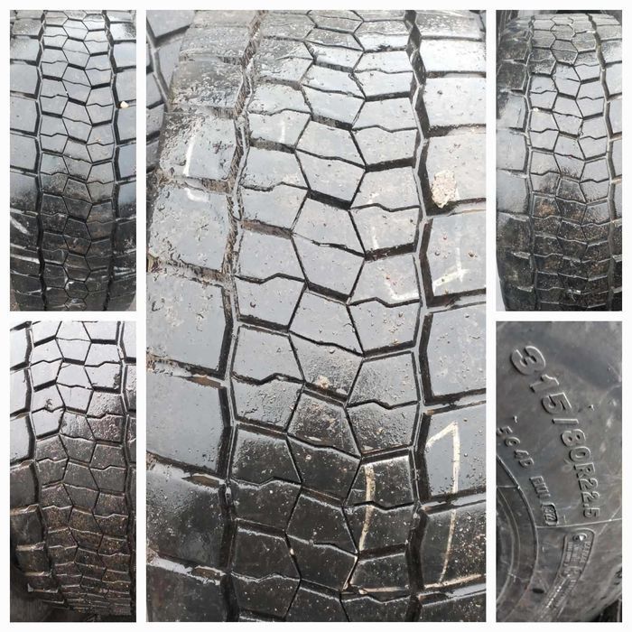 Шина скат 315/80 R22,5 (ведуча) резина вживана