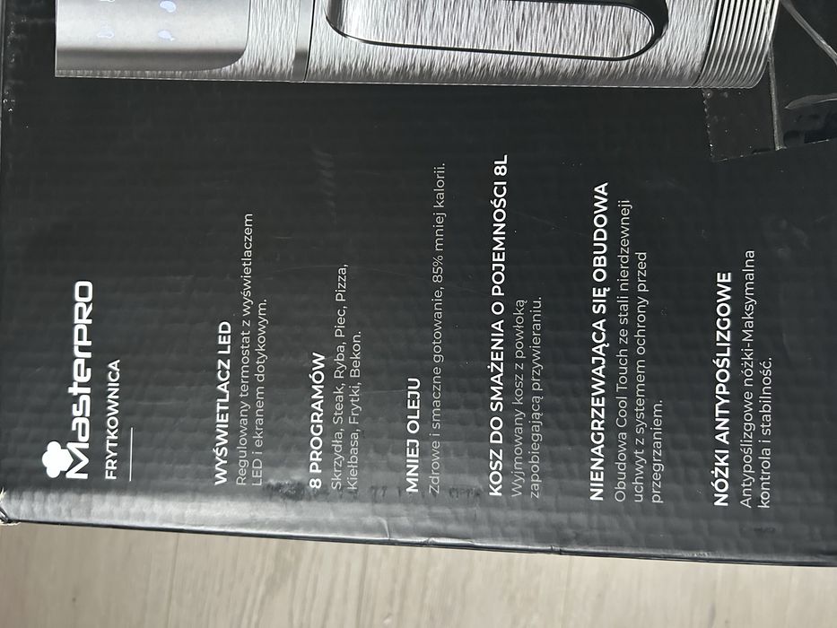 Frytkownica beztluszczowa air fayer Masterpro Nowa