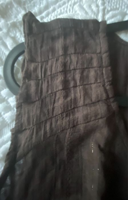 Blusa castanha Salsa