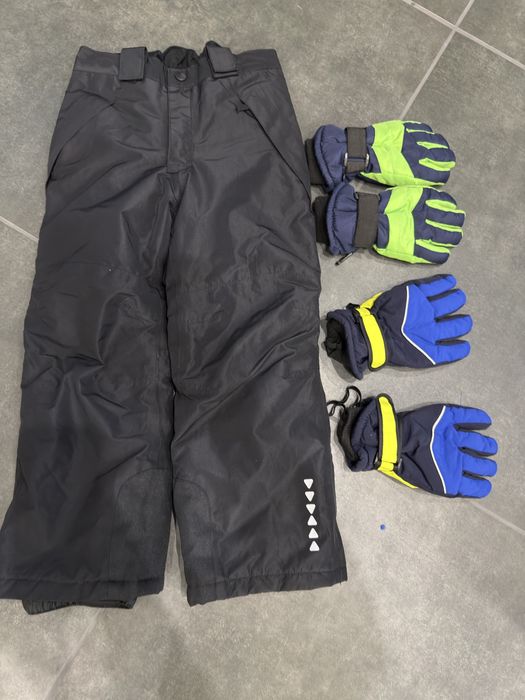 Spodnie i rękawiczki dla chłopca 116