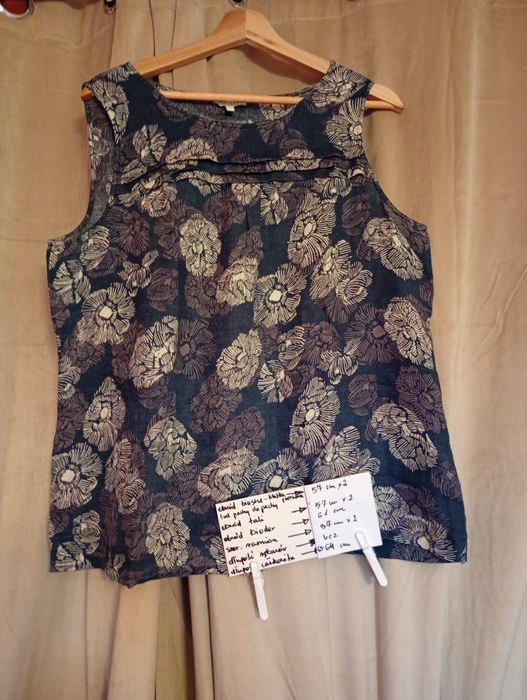 Lniana bluzka, tunika len 100% urop,  lato, weekend size xxl