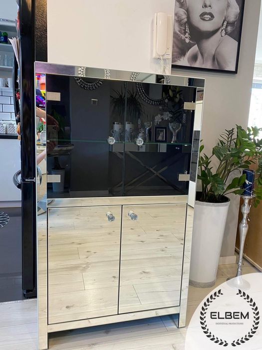 Lustrzana WITRYNA w stylu Glamour