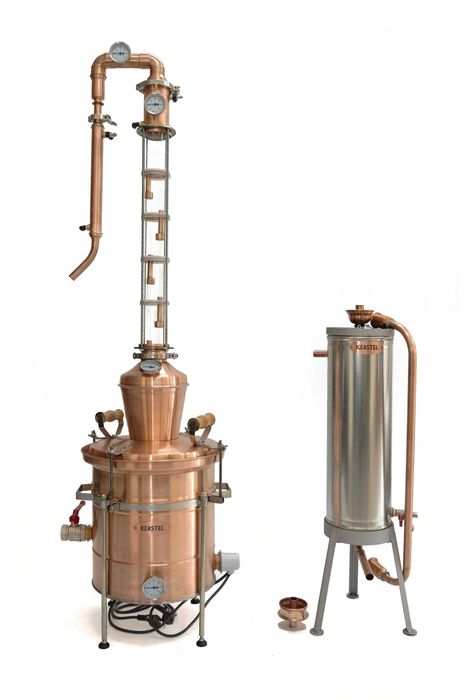 Destylator miedziany kolumnowy 30L