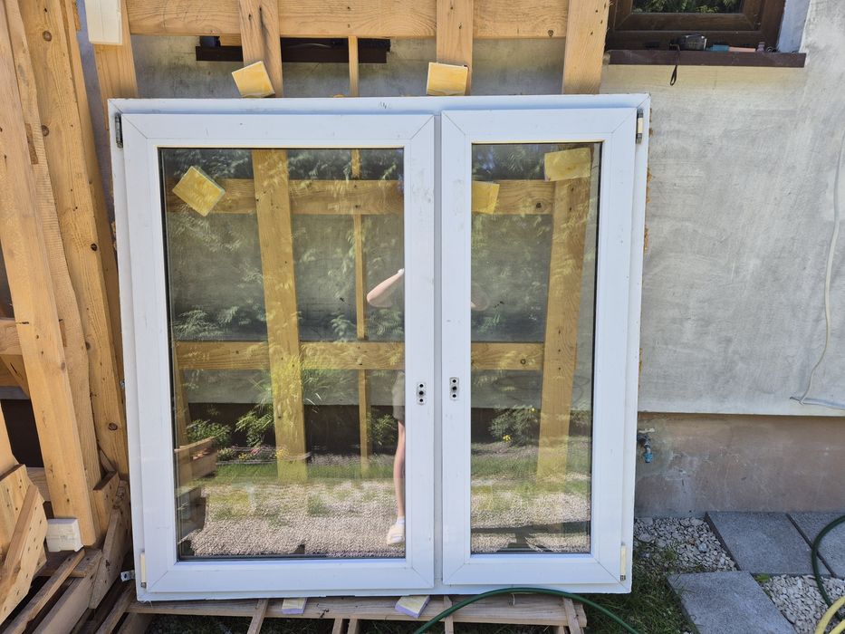 Okna PCV – różne wymiary – stan bardzo dobry