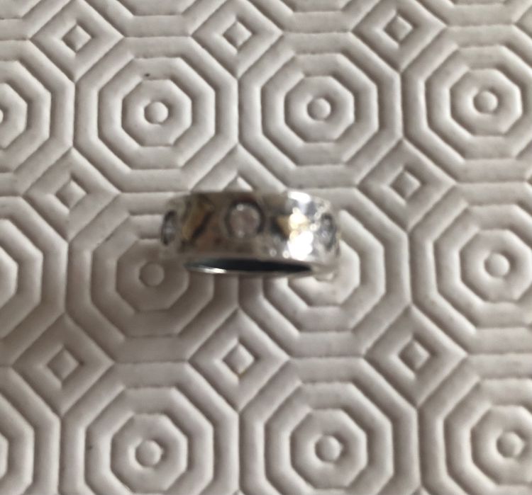 Anel prata e ouro Brior