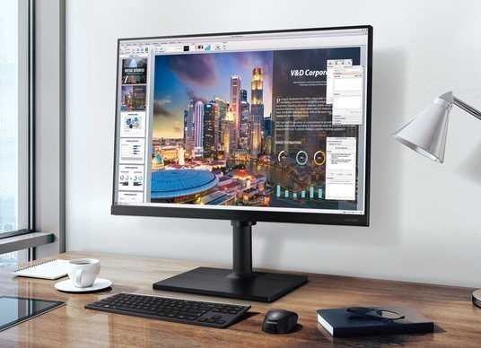 Монітор Samsung 24" (LF24T450FQIXCI)