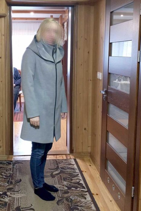 Płaszcz damski Zartex 40, szary