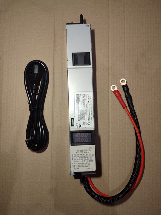 Зарядний пристрій Emerson 50A з регулятором напруги 3-15В та струму 2-