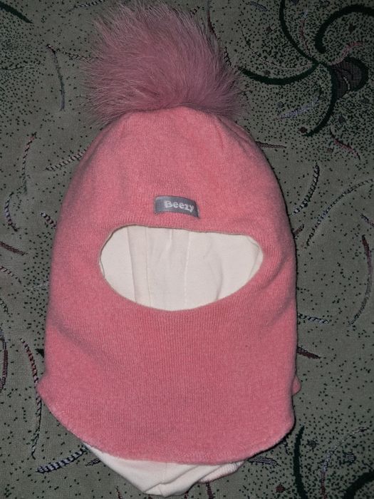 Зимова шапка-шолом beezy для дівчинки