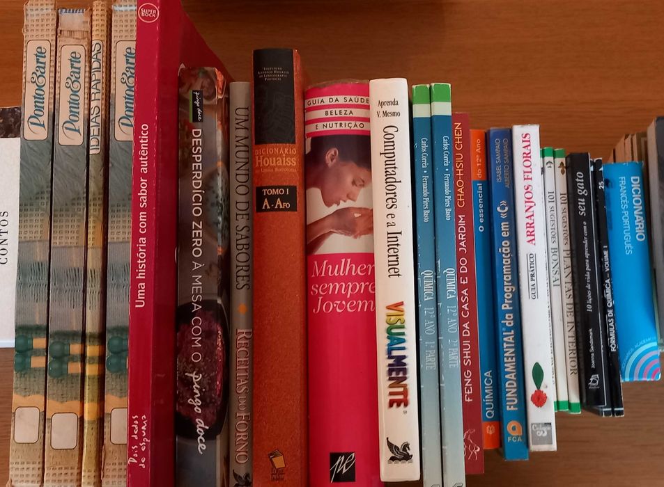 Livros diversos para desocupar