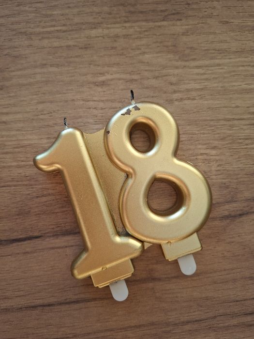 Świeczki urodzinowe 18 lat