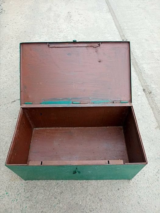 Ящик металлический военный большой