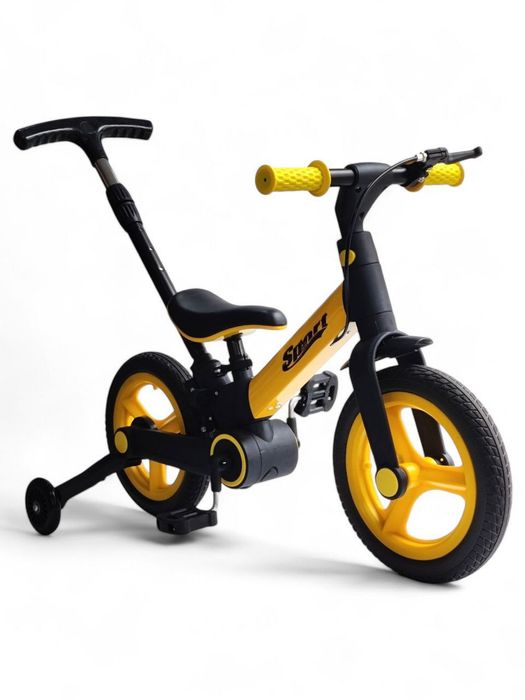 Велосипед беговел 2в1 з батьківськой ручкой