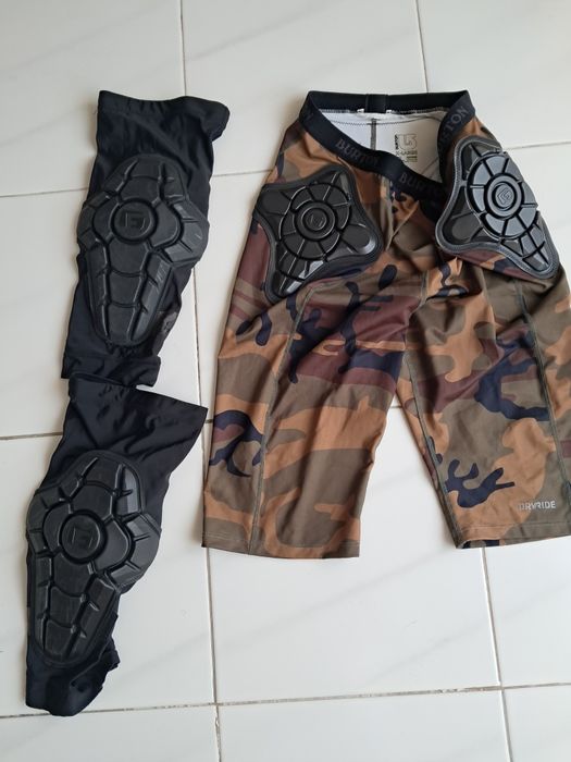 Calções proteção Burton joelheiras g-form Snowboard