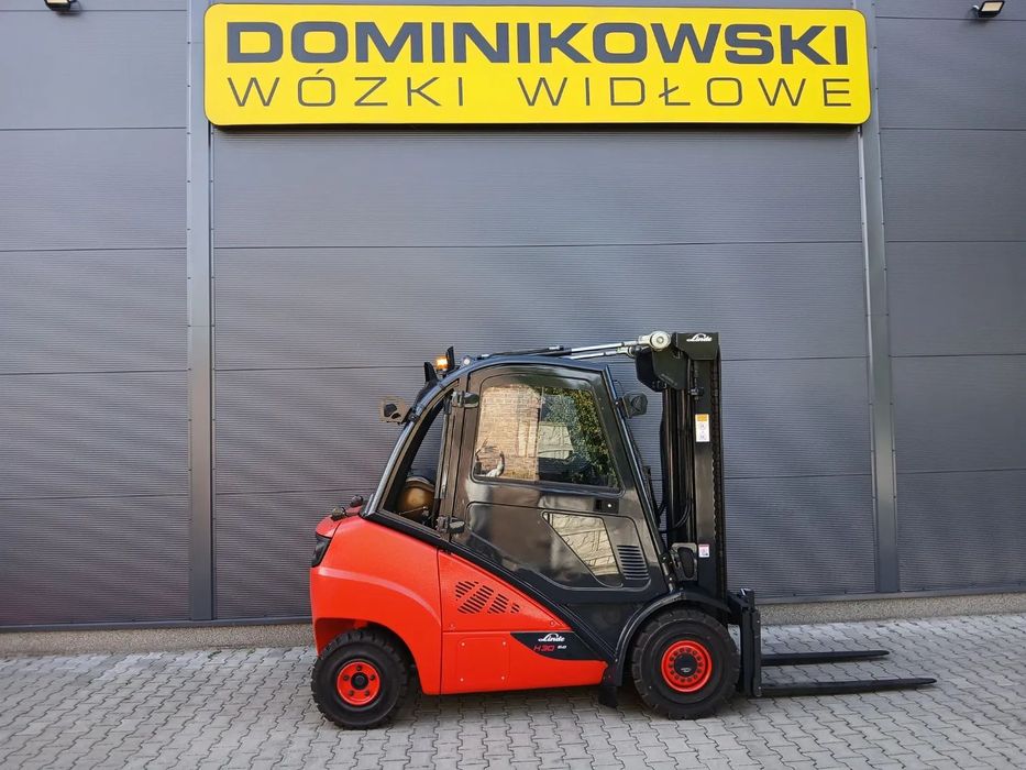 Linde H30T-02  wózek widłowy 2017R. LPG duplex kabina pełna WYNAJEM SPRZEDAŻ SERWIS