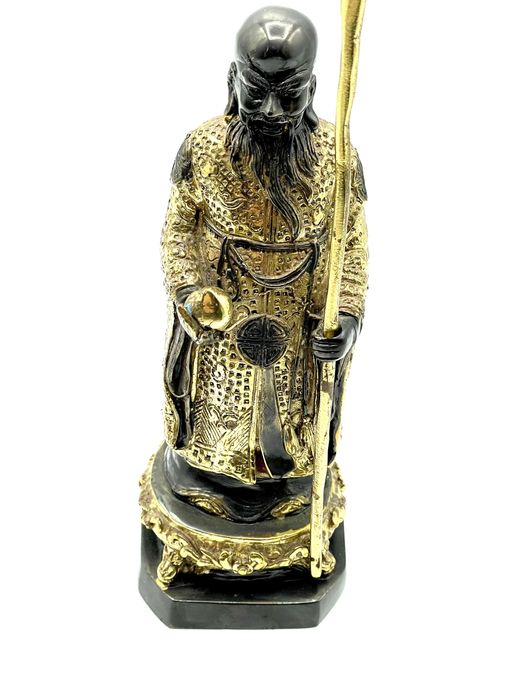 Buda/ monge em bronze antigo oriental