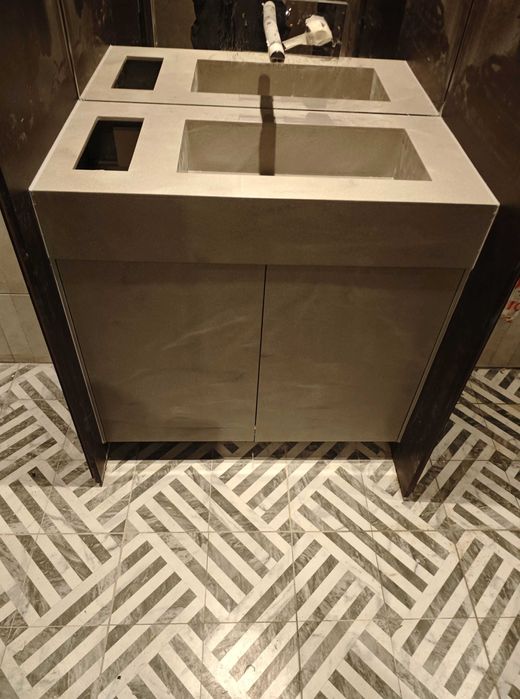 Tampos de bancada cozinha e banho em Corian, Hanex (Solid Surface)