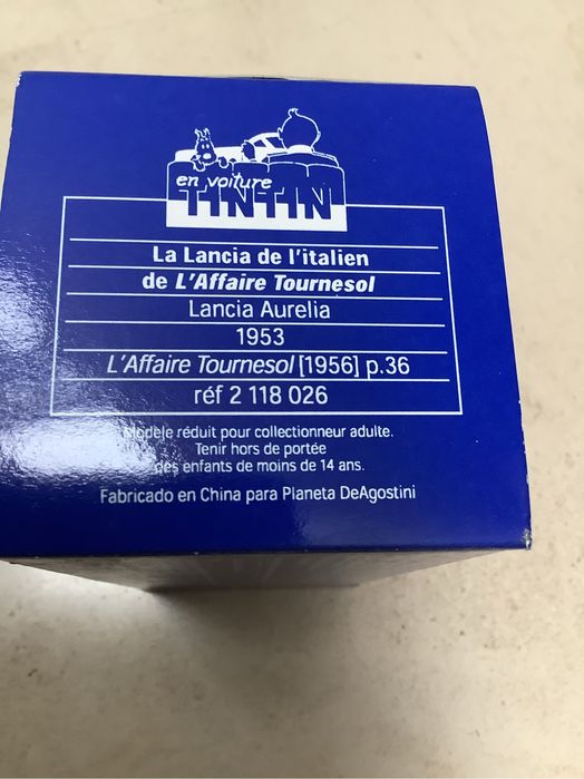 Carro do Tintin em muito bom estado