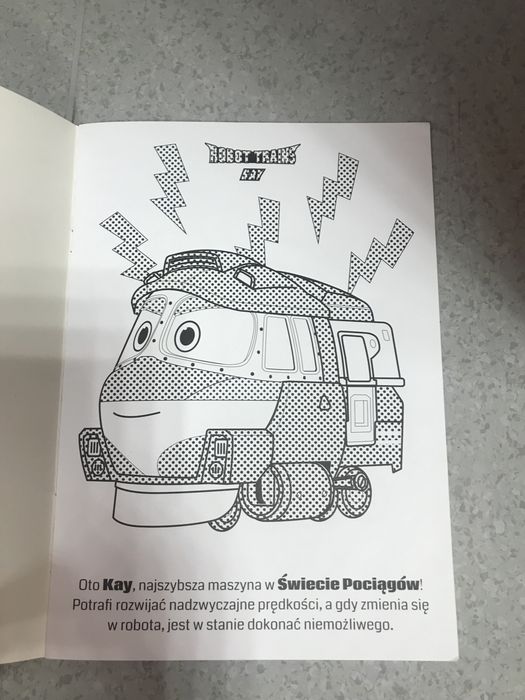 Robot Trains  - Wodna kolorowanka