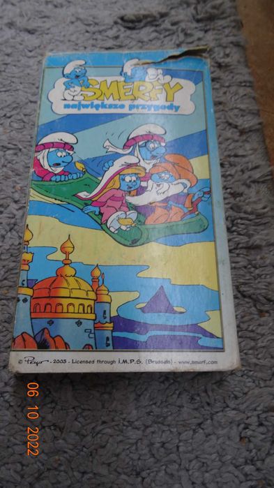 Kaseta wideo smerfy vhs
