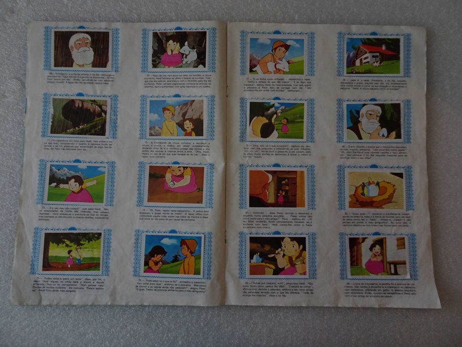 Caderneta de cromos completa Heidi (Disvenda)