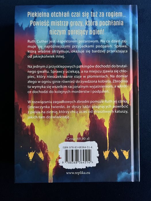 Książka „Duch ognia” Graham Masterton