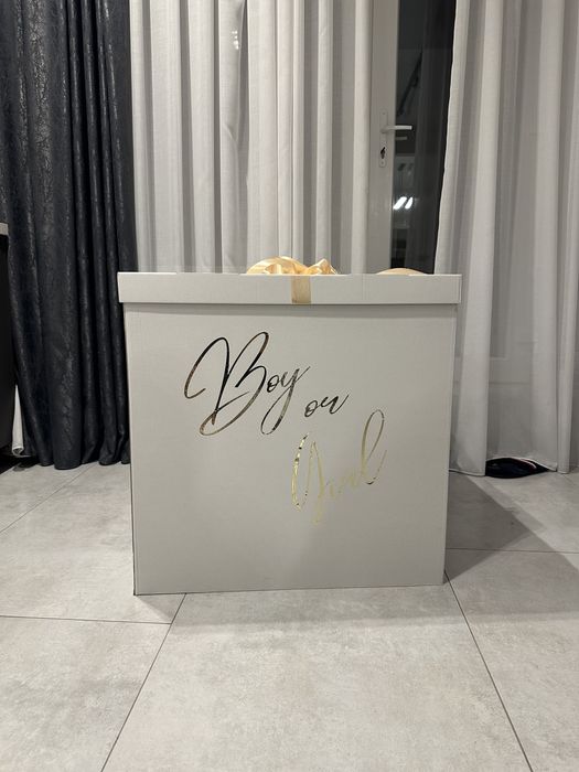 Коробка сюрприз на гендер паті