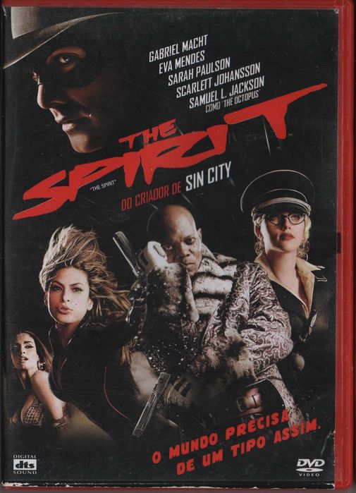 Dvd The Spirit - acção - Eva Mendes/ Samuel L. Jackson - extras