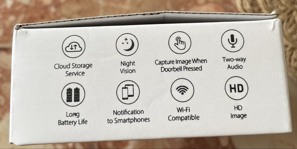 Wideodomofon mini doorbell wifi domofon