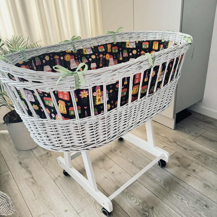 Łóżeczko kosz na kółkach