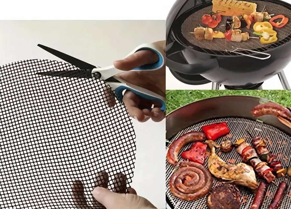 Tapete antiaderente para churrasco