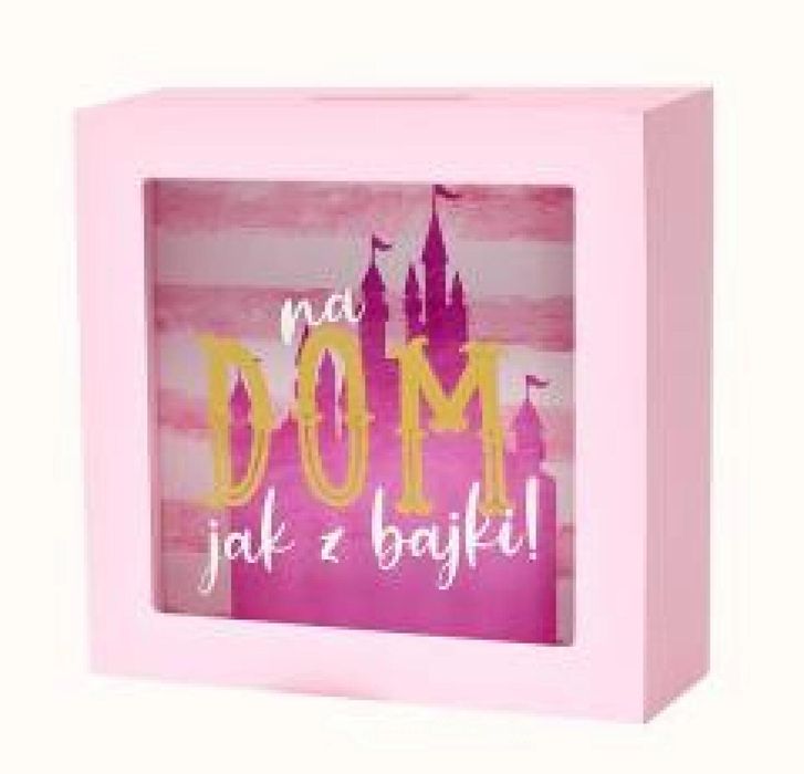 Skarbonka dom jak z bajki oprawa: pudełko