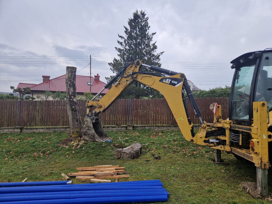Usługi koparko ładowarka, prace ziemne,