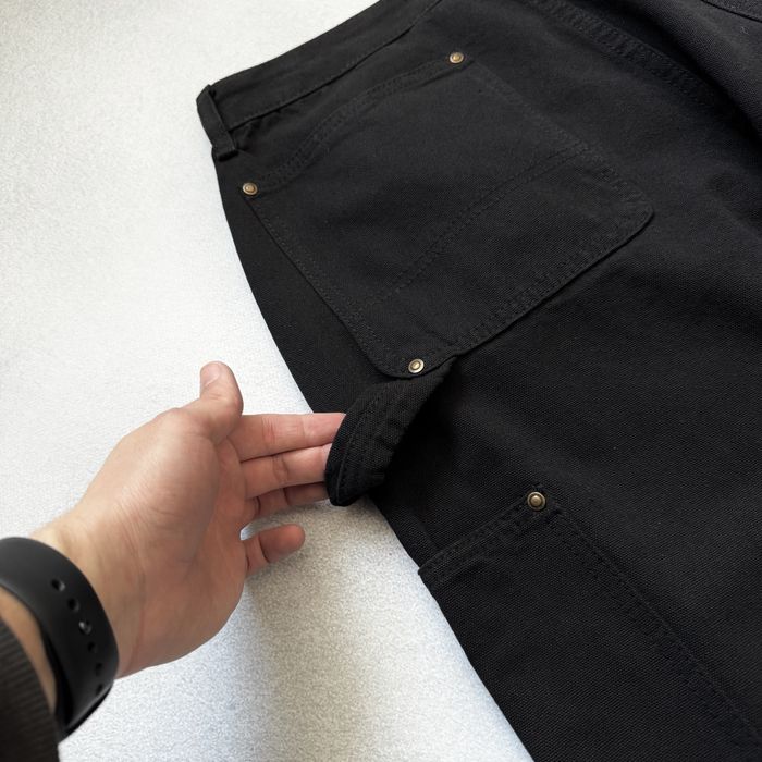 Джинси Карго Carhartt Cargo Relaxed Fit Джинсы Черные Штаны Кархарт
