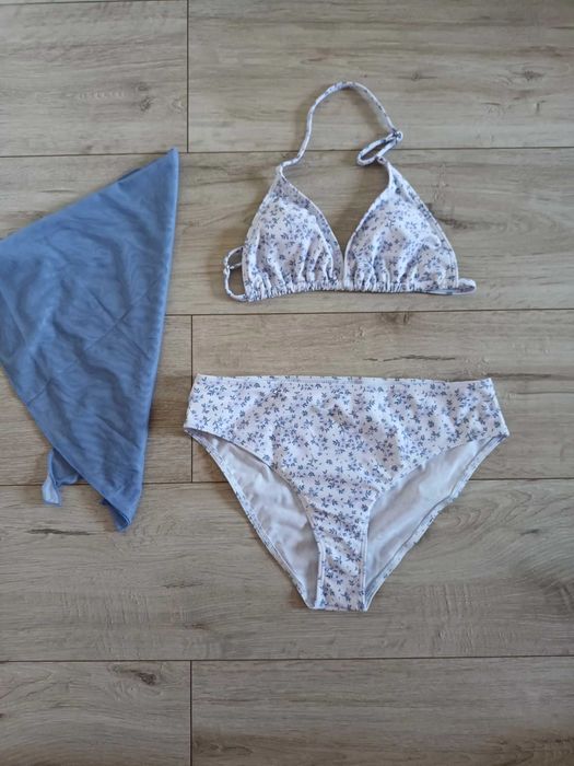 Nowy kostium kąpielowy 3 części! bikini r. 146