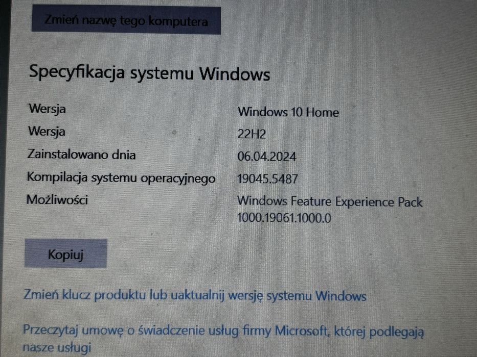 Laptop Dell inspiron 5570 + ładowarka bialy