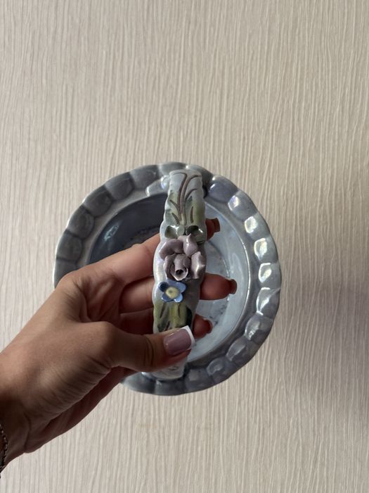 Кавовий сервіз з ліпленням
