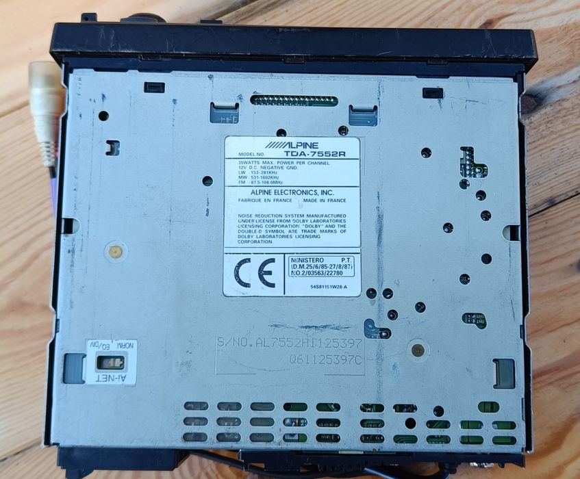 Radio Alpine TDA-7552R oldschool