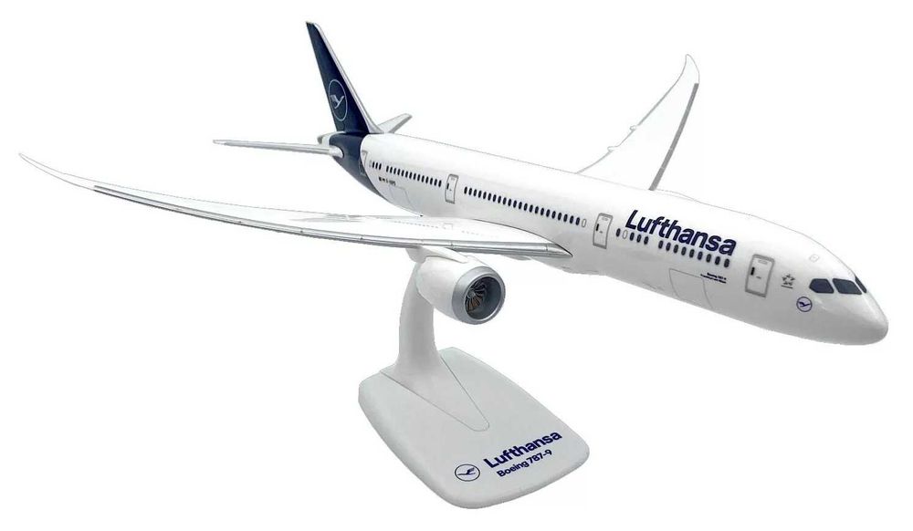 Avião de coleção LUFTHANSA B787-9 Dreamliner com 31,5 cm