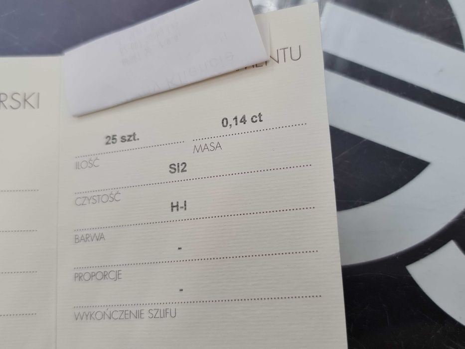 Apart! Piękny złoty pierścionek/ 585/ 0.14 CT! R10/ 25 brylantów