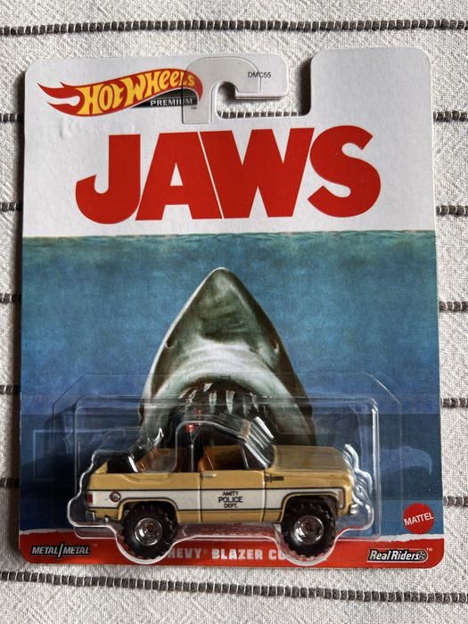 Hot wheels Jaws 75 chevy blazer Szczęki premium popcultrue mattel