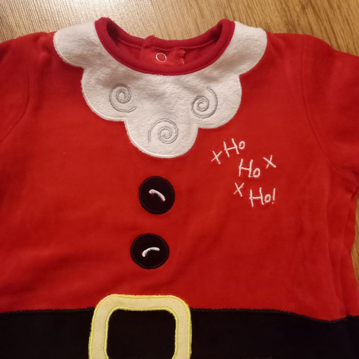 Komplet strój przebranie Święty Mikołaj r.80