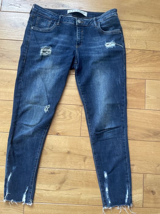 Spodnie jeansowe granatowe