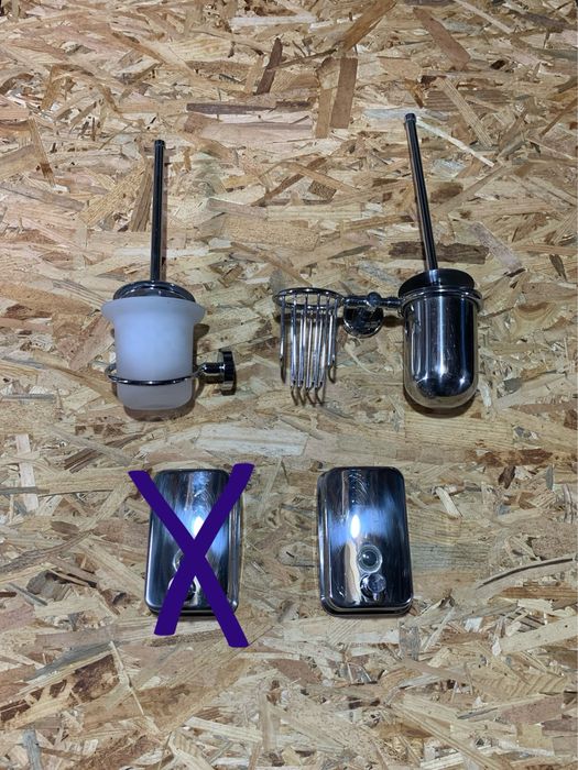 Дозатор жидкого мыла, ершики