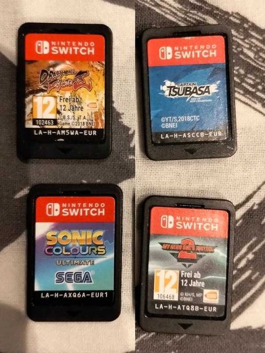 Lote 4 jogos nintendo switch