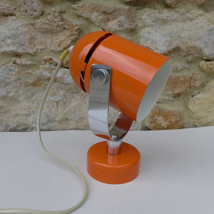 Lampa Stołowa Space Age Mid Century lata 70 Prl